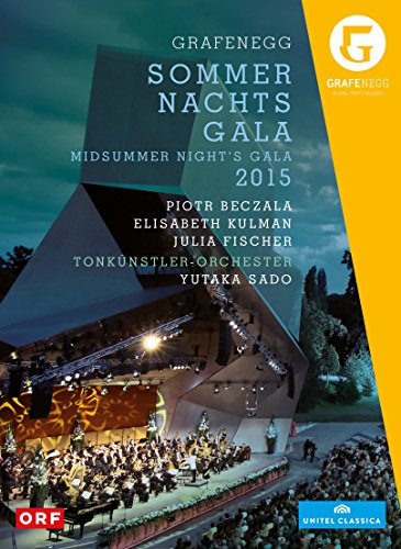 DVD cover for Grafenegg Midsummer Night's Gala 2015, featuring an orchestra.