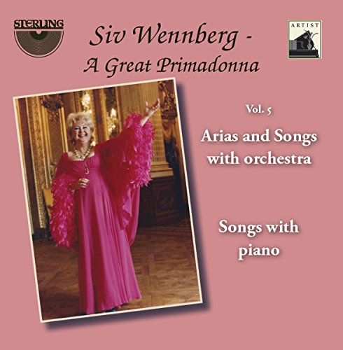 CD cover featuring soprano Siv Wennberg in a pink gown.