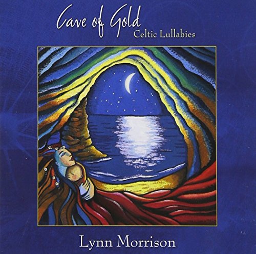 CD cover: woman with child in a cave, moonlit water scene.