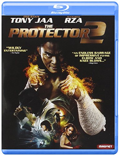 Blu-ray cover for "The Protector 2" featuring Tony Jaa in action.