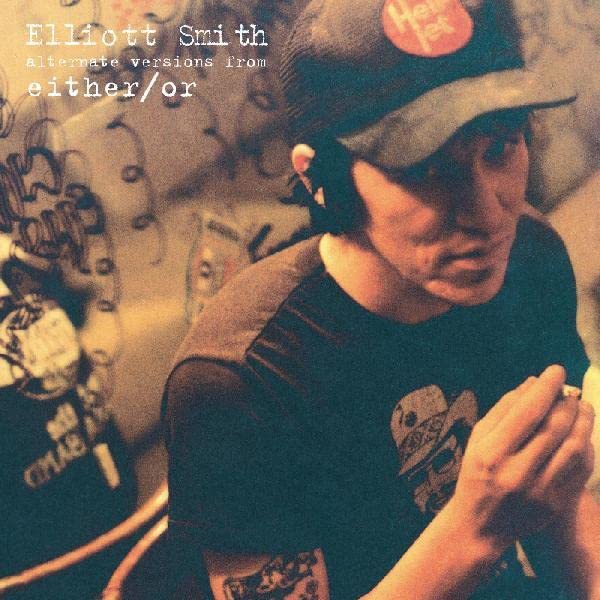 Elliott Smith album cover: a grainy portrait of a man with a hat.