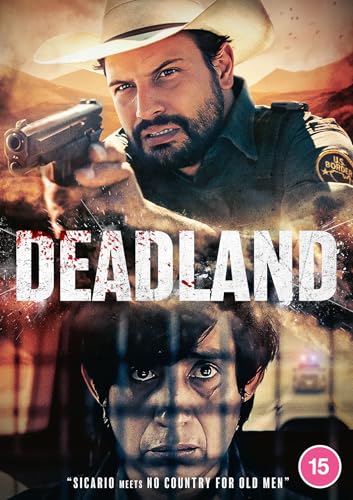 DVD cover for "Deadland" featuring a man with a gun and prison bars.