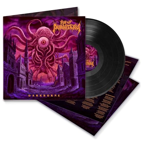 Vinyl record and album cover featuring a monstrous, one-eyed creature.