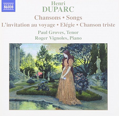 CD cover for Henri Duparc songs, featuring a woman in a garden.