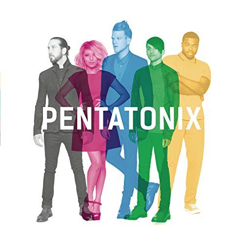 Pentatonix album cover featuring five singers with color overlays.