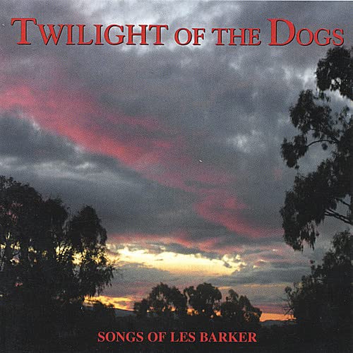 CD cover with dramatic sunset sky and silhouetted trees.