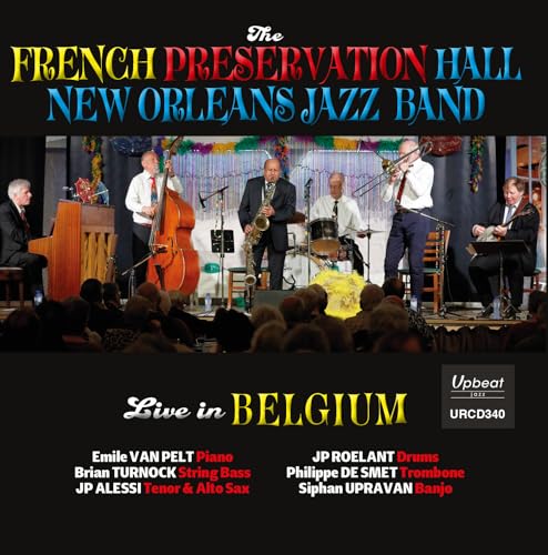 French Preservation Hall New Orleans Jazz Band performing live on stage.