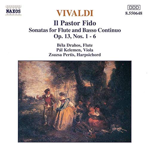 CD cover for Vivaldi’s “Il Pastor Fido” featuring a pastoral painting.