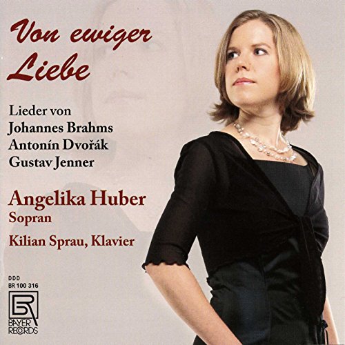 CD cover featuring Angelika Huber, a soprano, in a black dress.