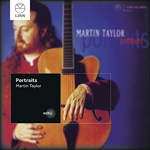 CD cover for "Portraits" by Martin Taylor and Chet Atkins, featuring guitarists.