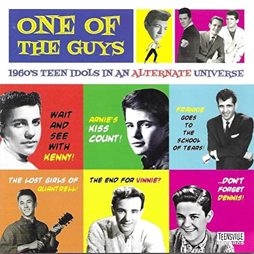 CD cover featuring portraits of 1960s teen idols in colorful squares.