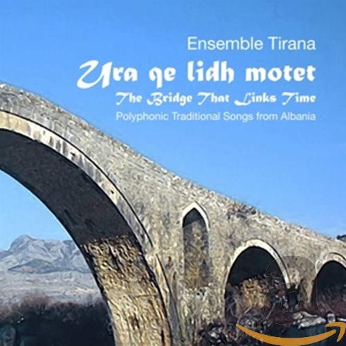 CD cover featuring a stone bridge with mountains in the background.