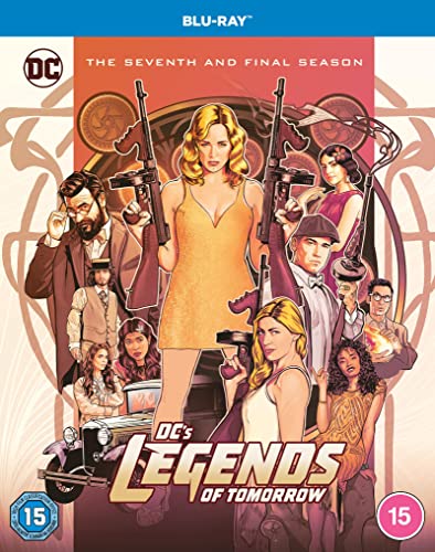 DC's Legends of Tomorrow Season 7 Blu-ray cover with illustrated characters.