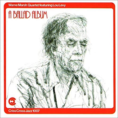CD cover: sketched portrait of a man, red and white border, jazz label.