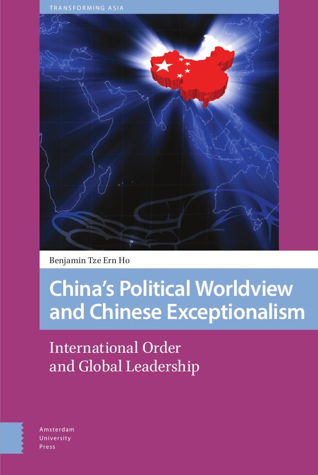 Book cover: red star over a world map, title “China’s Political Worldview.”