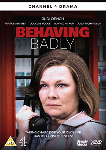 Woman on phone with serious expression on DVD cover for Channel 4 drama.