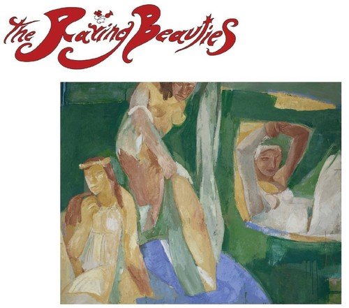 CD cover for “The Raving Beauties” featuring abstract nude figures.