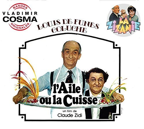 CD cover for "L'Aile ou la Cuisse / La Zizanie" featuring film actors.