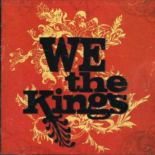 Red album cover with gold floral design and band name "We The Kings".
