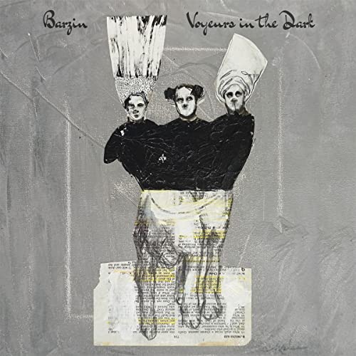 CD cover: three figures in black with white, cone-shaped head coverings.