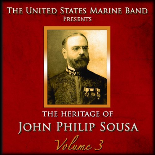 CD cover featuring a portrait of John Philip Sousa in uniform.
