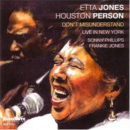 CD cover featuring Etta Jones and Houston Person performing live in New York.