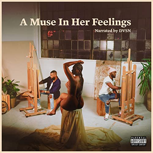 Album cover: Dvsn's "A Muse In Her Feelings" featuring figures in a studio.
