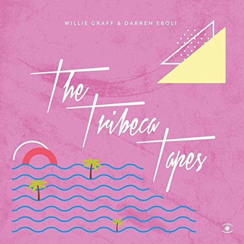 Album cover for “The Tribeca Tapes Pt.2” with pink, yellow, and blue graphics.