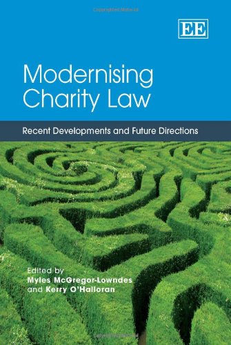 Modernising Charity Law: Recent Developments and Future Directions