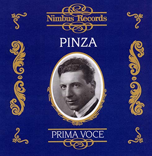 Blue CD cover with portrait of opera singer Ezio Pinza in gold frame.