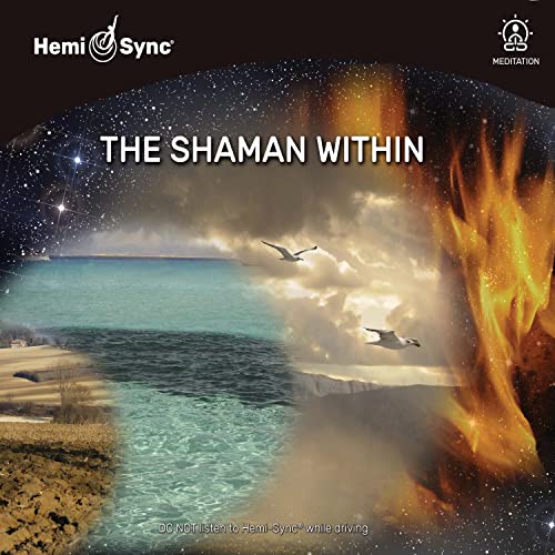 CD cover for "The Shaman Within" featuring water, fire, and birds.