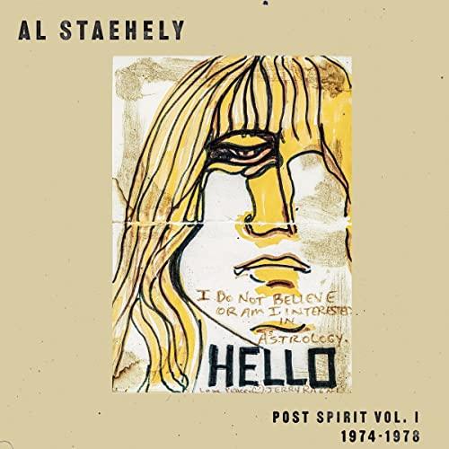 CD cover: sketched portrait with text, "Post Spirit Vol. I: 1974-1978".