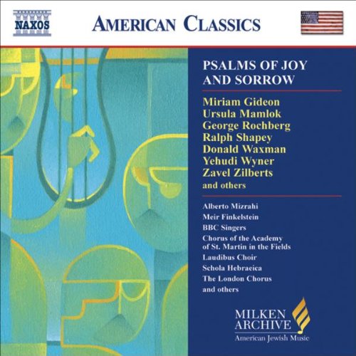 CD cover for "Psalms Of Joy And Sorrow" featuring abstract art.