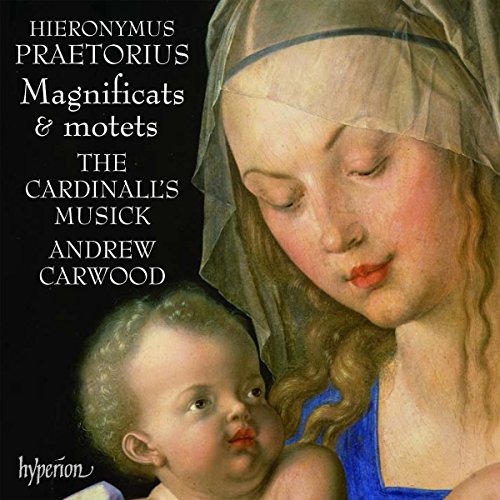 CD cover: Madonna and Child painting with text "Hieronymus Praetorius.