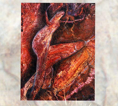 CD cover art: abstract reddish-brown figure reaching into textured branches.