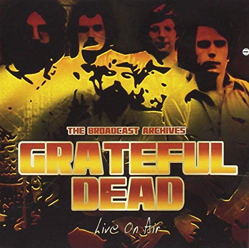 Grateful Dead album cover: four band members in yellow and orange tones.