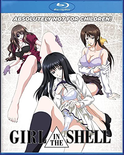 Blu-ray cover for "Girl In The Shell" featuring three anime women.