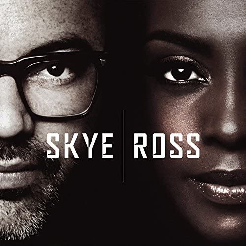 Close-up of two faces, split down the middle, with the text "SKYE ROSS".