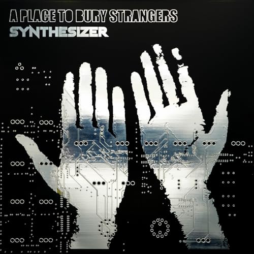 Album cover: hands with circuit board patterns on a black background.