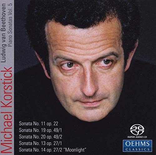 CD cover featuring a portrait of pianist Michael Korstick.