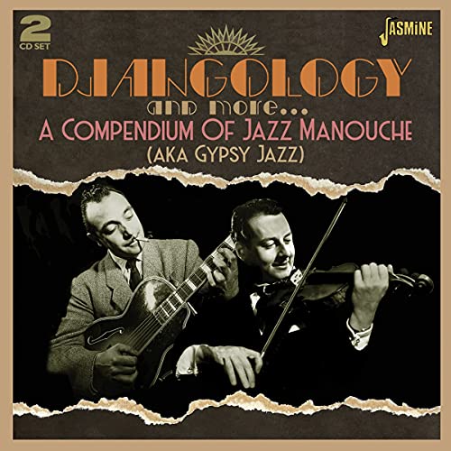 CD cover featuring a vintage photo of a guitarist and violinist playing music.