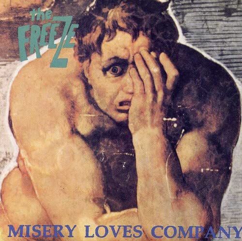CD cover: distressed painting of a man clutching his face.