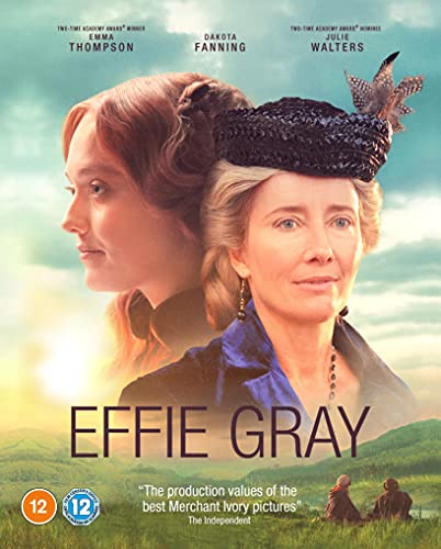Effie Gray Blu-ray cover featuring Dakota Fanning and Emma Thompson.