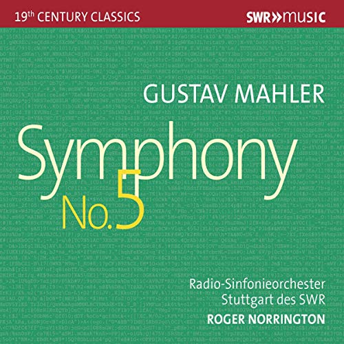 CD cover for Gustav Mahler's Symphony No. 5 by Stuttgart Radio Symphony.