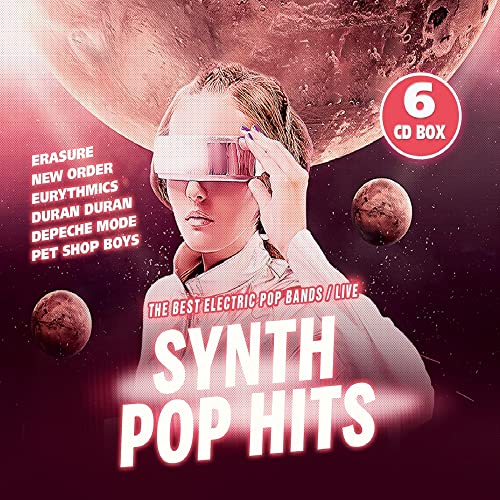 Six-CD box set featuring synth-pop artists with a futuristic cover image.
