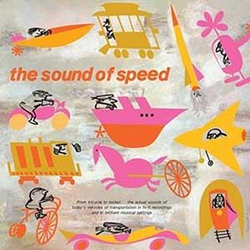 Album cover: colorful illustrations of various vehicles with cartoon faces.