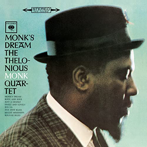 Album cover for Thelonious Monk’s “Monk’s Dream” featuring a portrait of Monk.