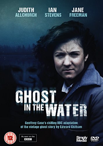 DVD cover for "Ghost In The Water" featuring a woman’s worried face.