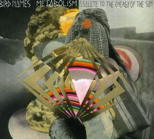 CD cover with collage of a person, sun, and abstract shapes.