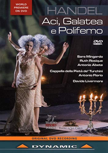 DVD cover for Handel’s “Aci, Galatea e Polifemo” opera performance.